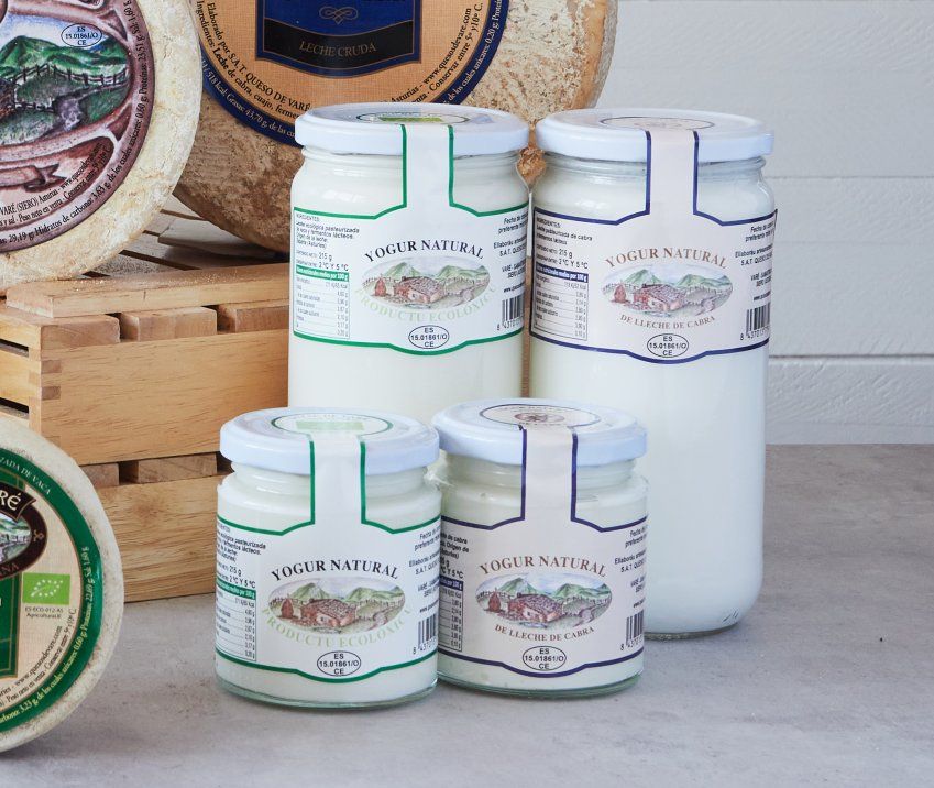 Yogur natural de leche ecológica de vaca